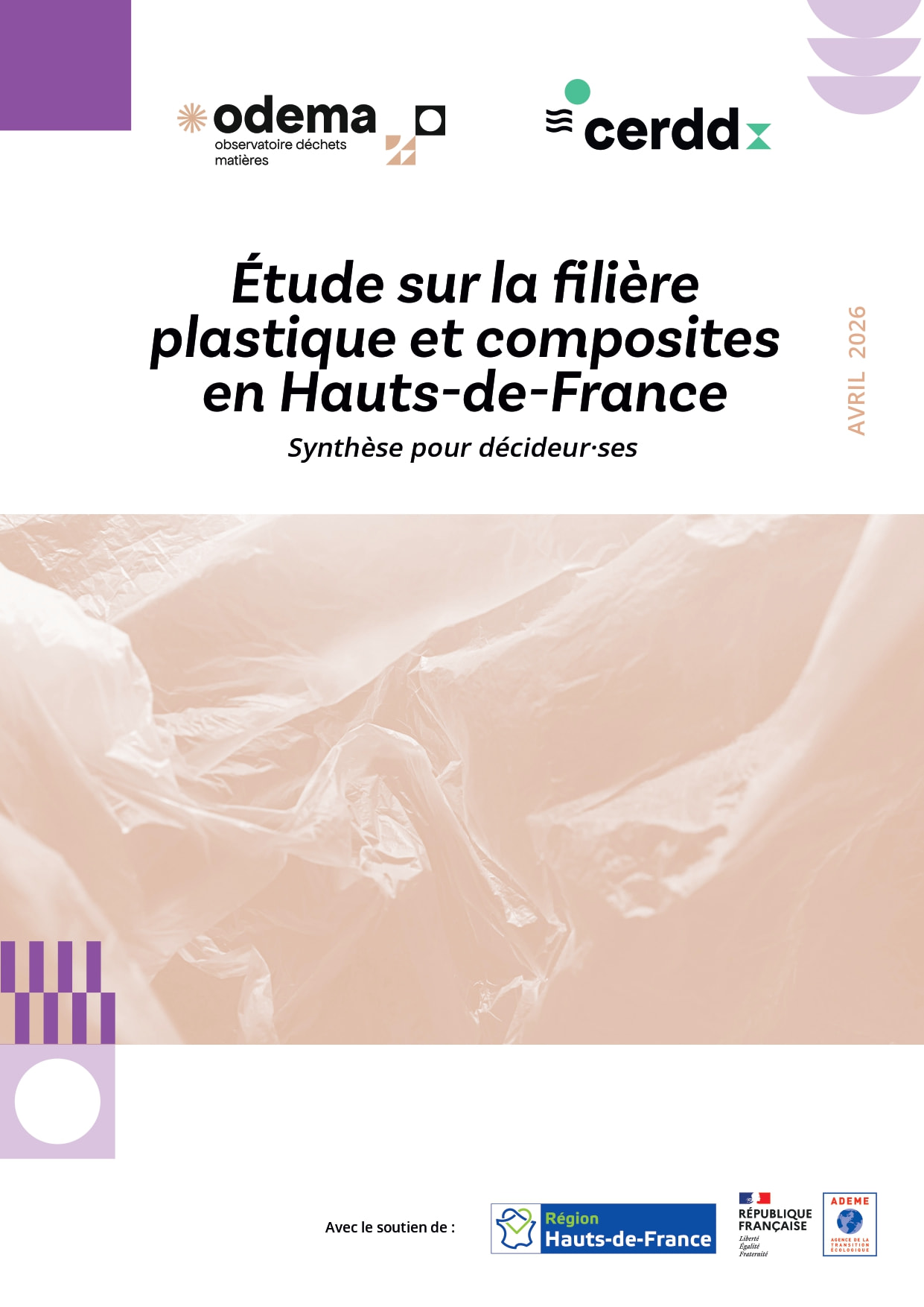 Couverture - Synthèse plastique pour décideurs